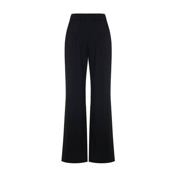 NEW THEO THE LABEL women's gaia high-waist wide leg pant in black - Picture 2 of 2